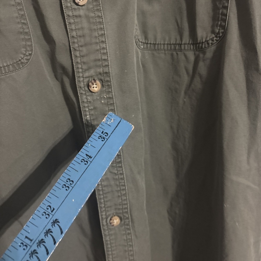 Vintage Carhartt Shirt Men's 3XL Brown Short Sleeve Button Up Pocket Cotton See - Picture 3 of 10
